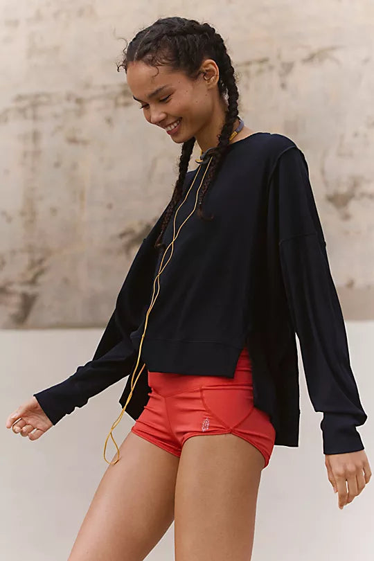 Maxwell James free people movement all my love black long sleeve