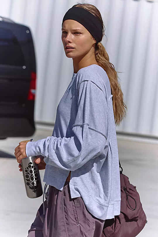 Maxwell James free people movement all my love heather long sleeve
