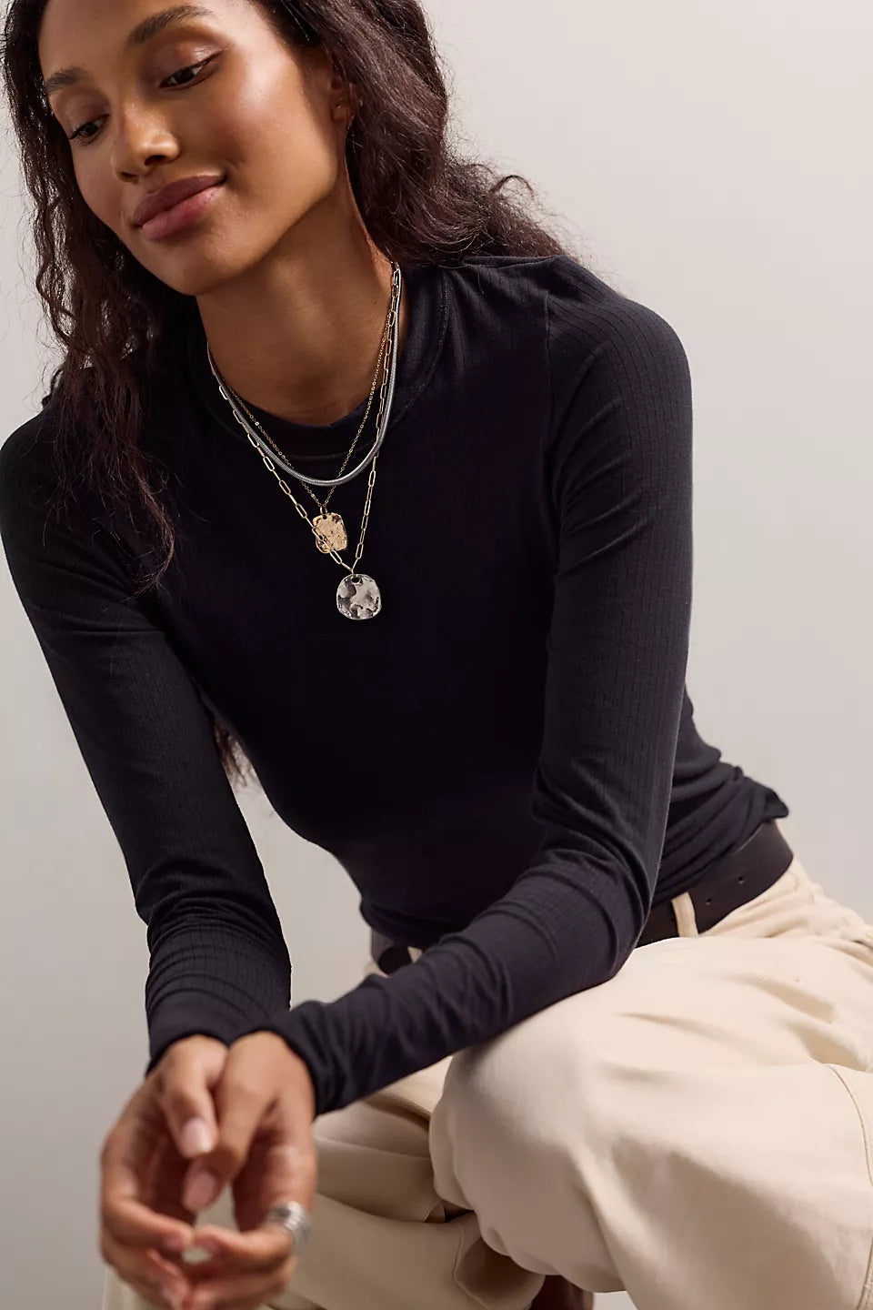 free people intimately so Soft long sleeve ribbed top t-shirt layering essentials for women fall 2026