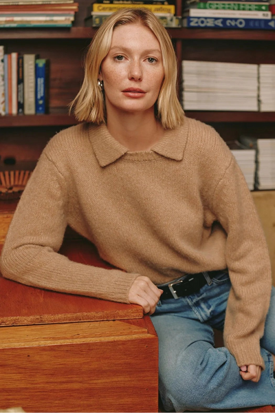 maxwell-james-jeans-bella-dahl-johnny-collar-sweater-maple-syrup