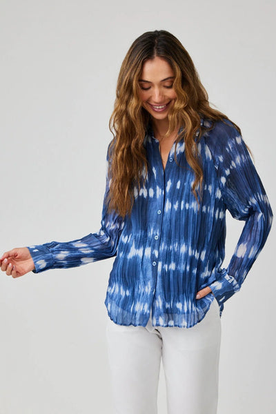 maxwell-james-bella-dahl-pleated-raglan-sleeve-shirt-ocean-tides-print