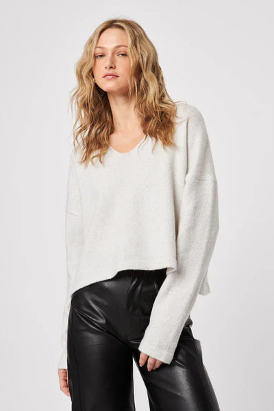 maxwell james john and jenn romy sweater shimmer sparkle sequin holiday