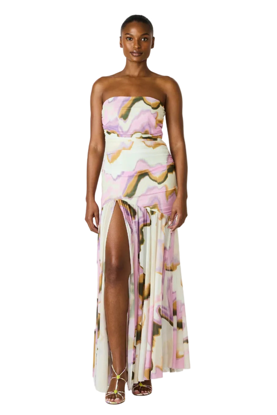 Steve Madden Kerrie Slit Dress MULTI / XS Steve Madden Kerrie Slit Dress MULTI / XS