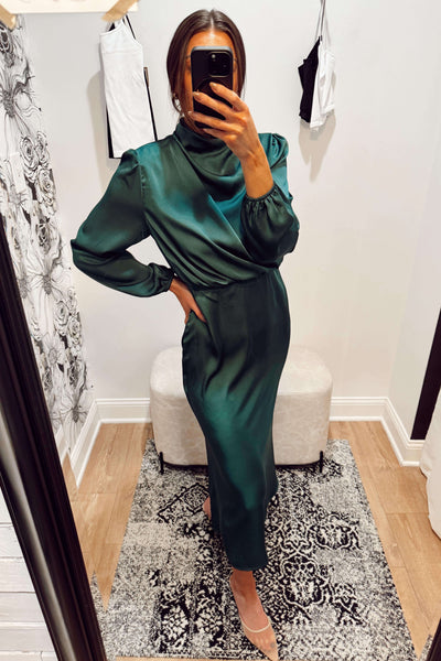 maxwell-james-rosa-clothing-satin-evergreen-midi-dress