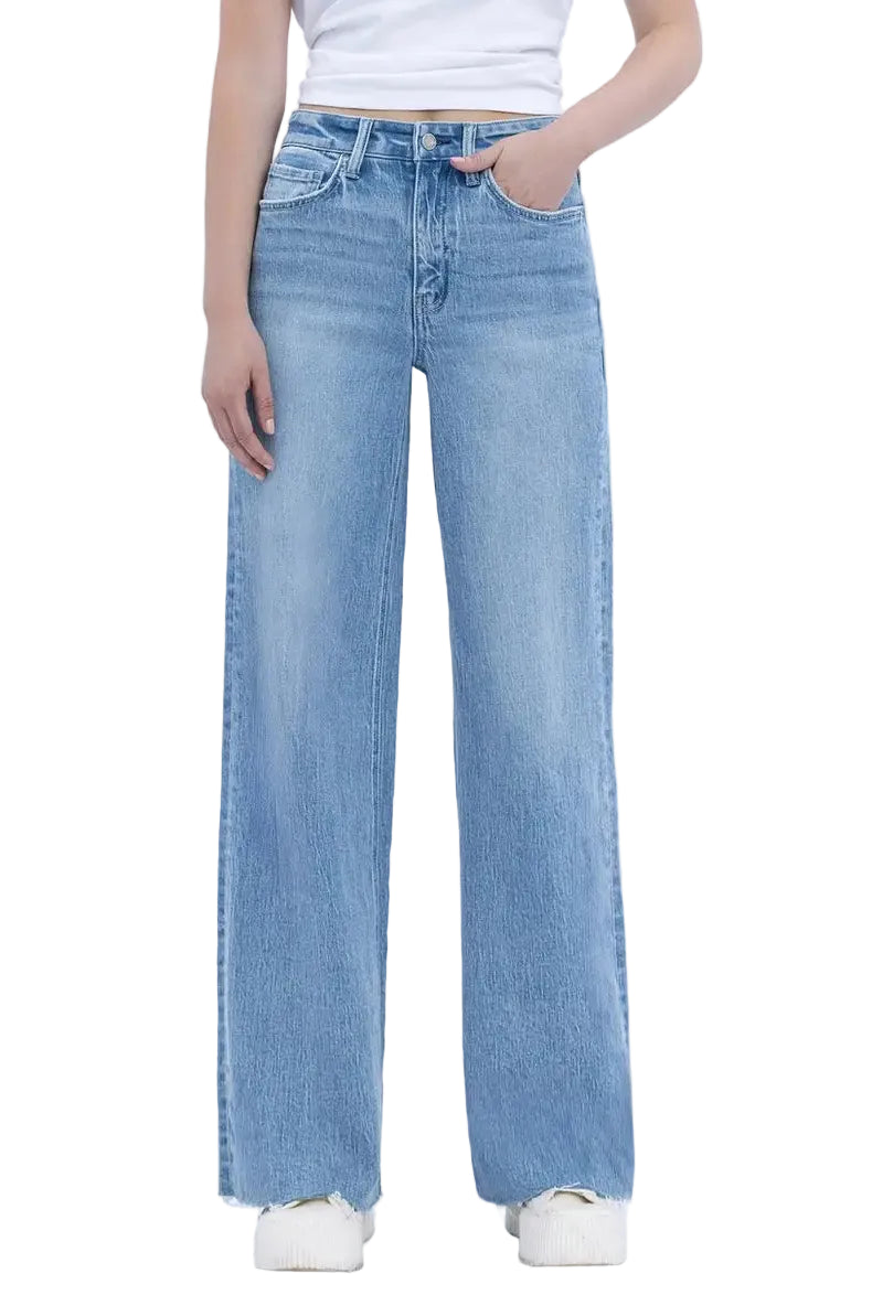 Vervet Olivia High Rise Wide Leg Jean – Maxwell James