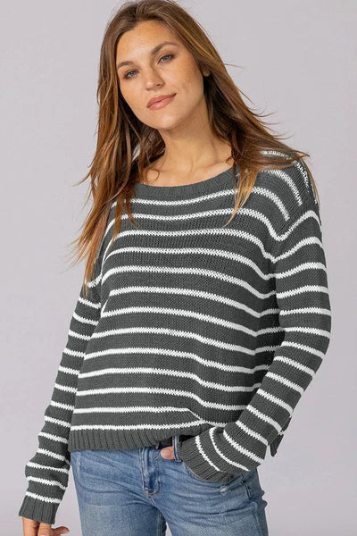maxwell james wooden ships allie stripe sweater