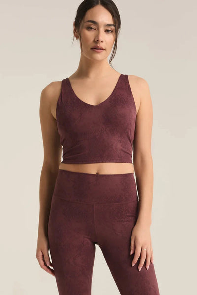 maxwell-james-z-suplly-v-neck-long-line-python-wine-tank-top-work-out-exercise